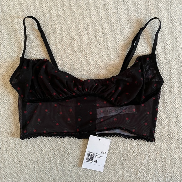 Rose lingerie crop top - Picture 4 of 4